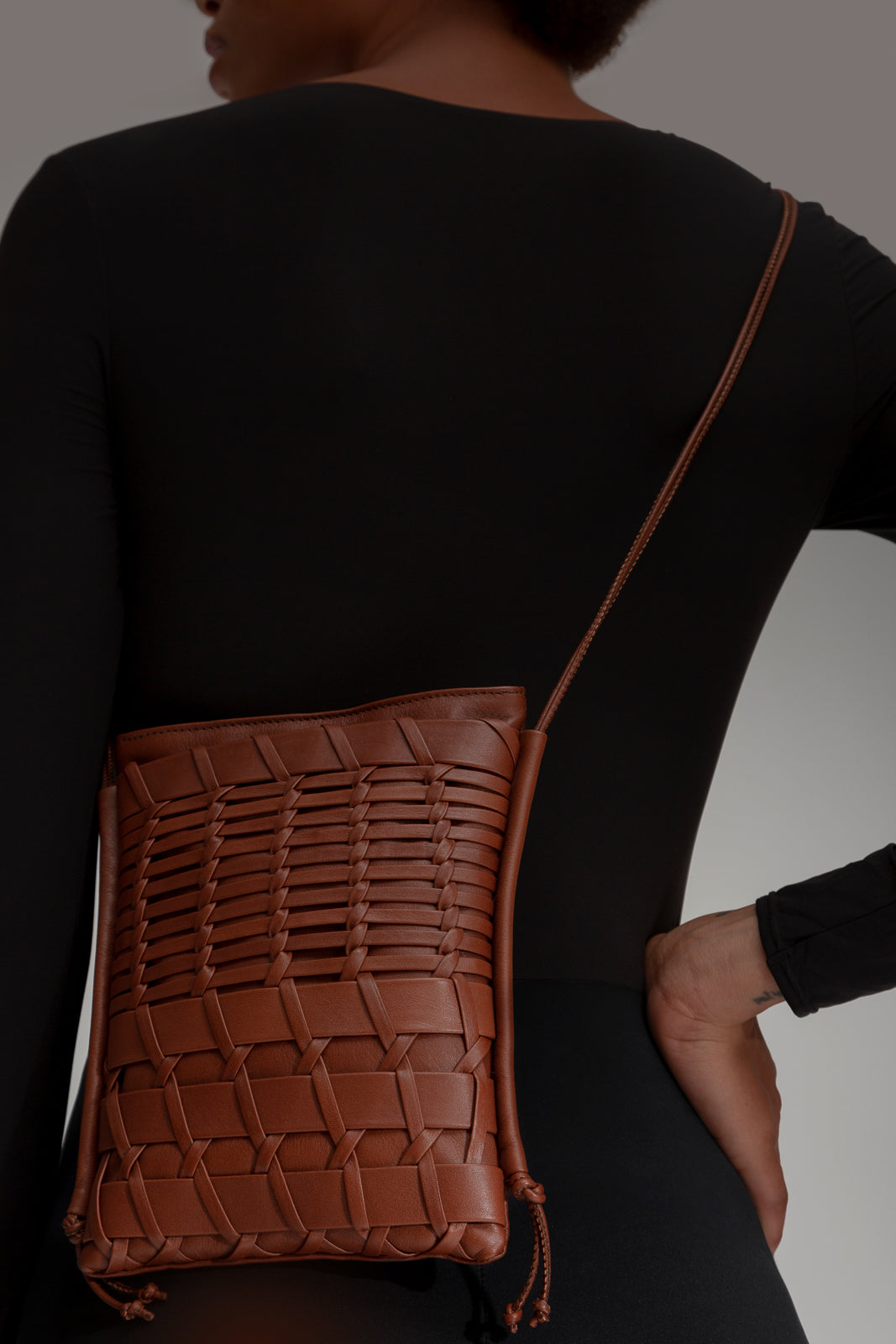 TRENA - Flat Square Crossbody Bag | Hereu sale