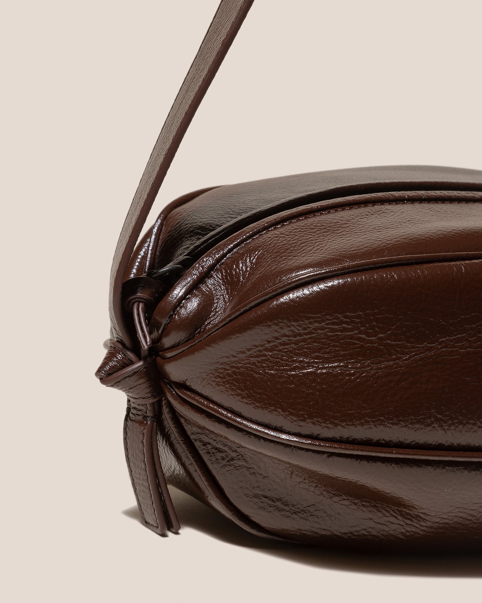 BOYA L DISTRESSED - Ball-Shaped Crossbody Bag | Hereu for sale