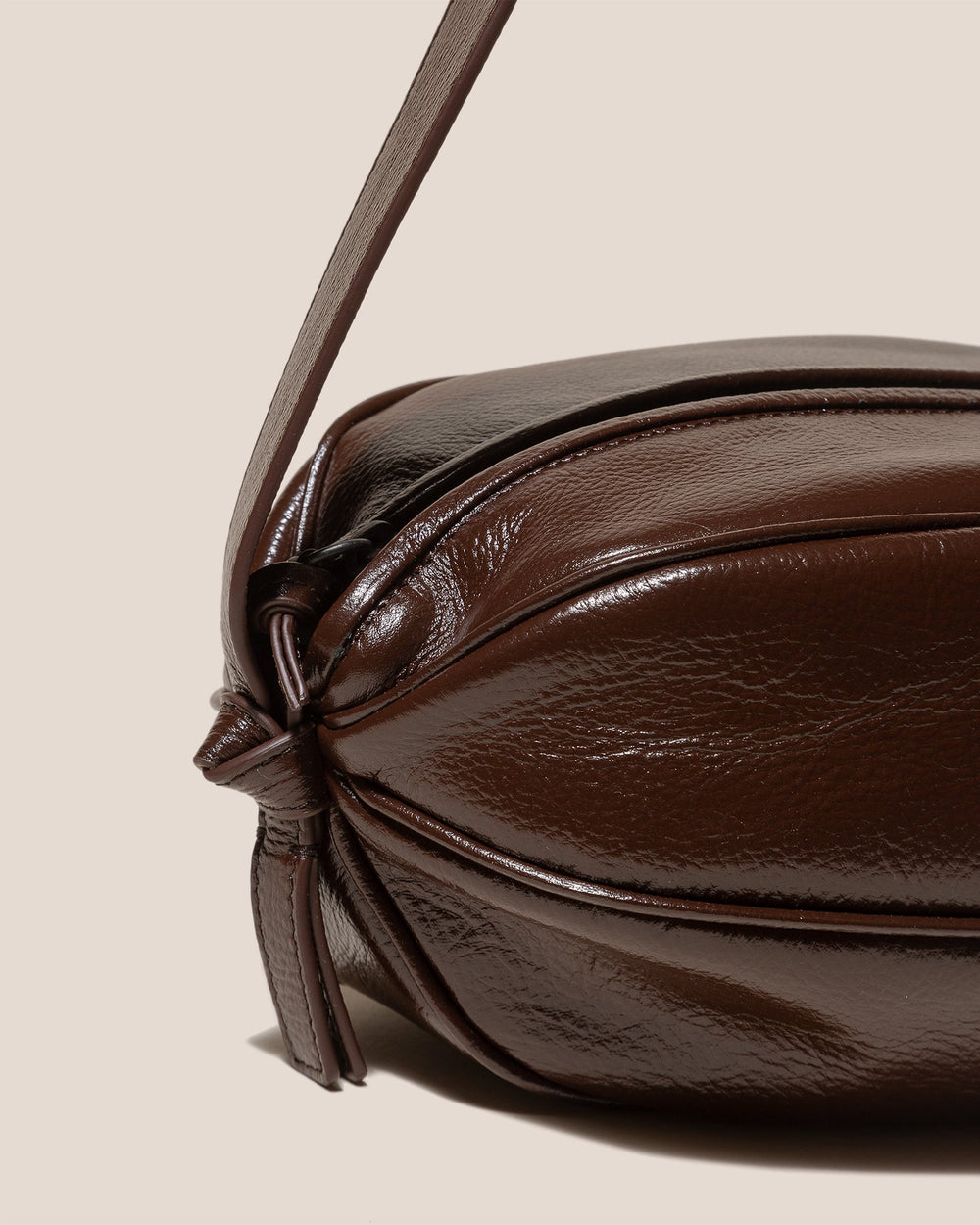 BOYA L DISTRESSED - Ball-Shaped Crossbody Bag | Hereu for sale