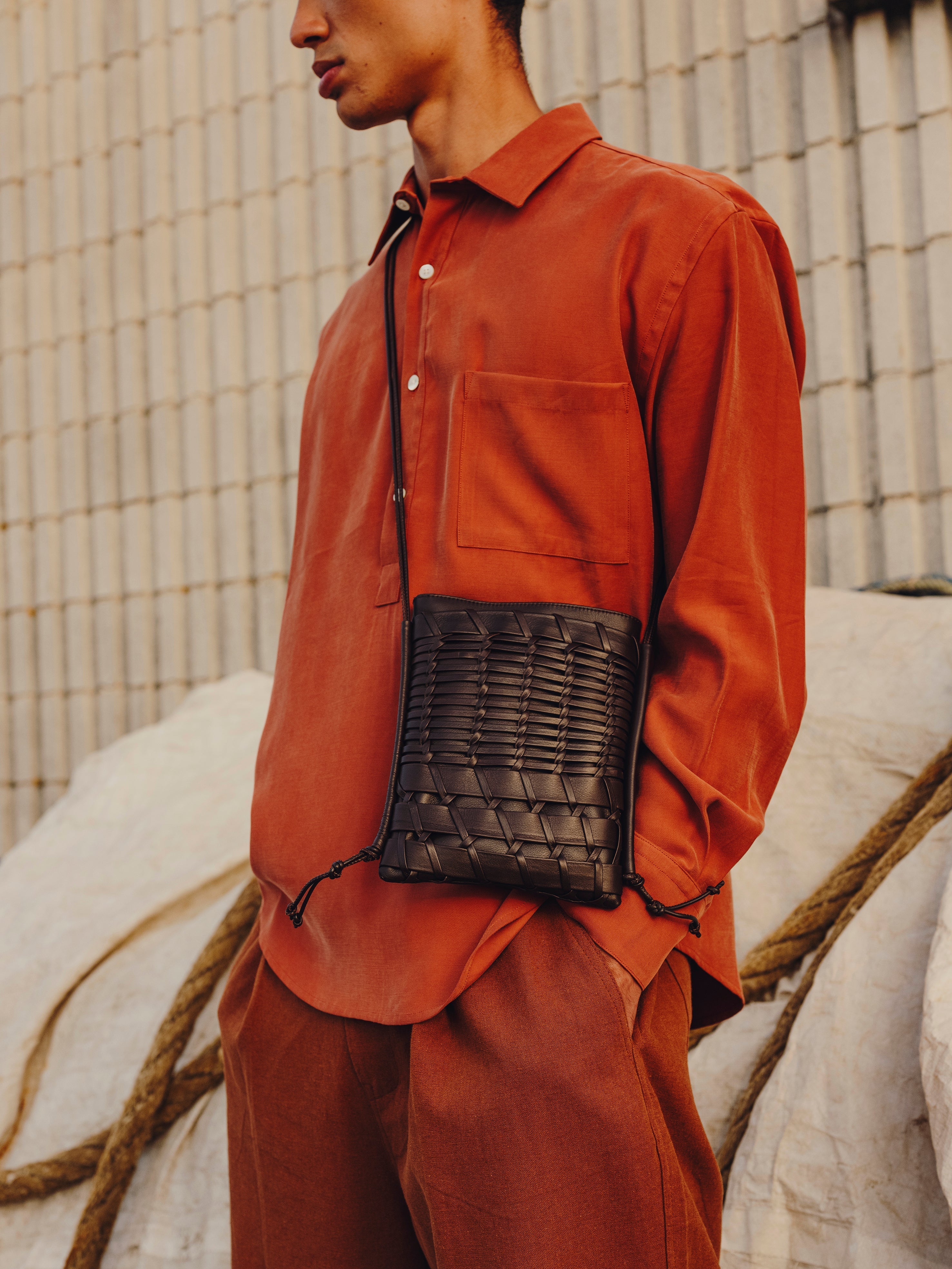 TRENA - Flat Square Crossbody Bag | Hereu US