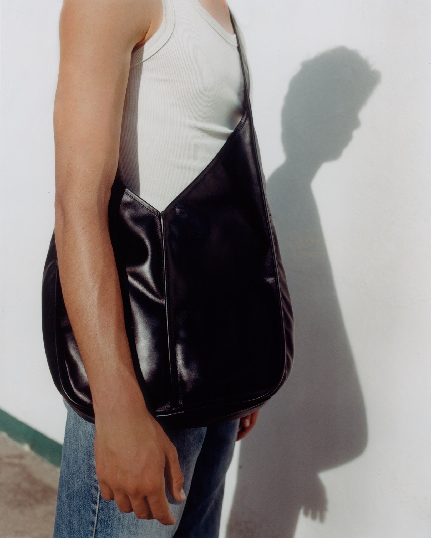 CALELLA CROSSBODY - Leather-trimmed Crossbody Sac | Hereu near me