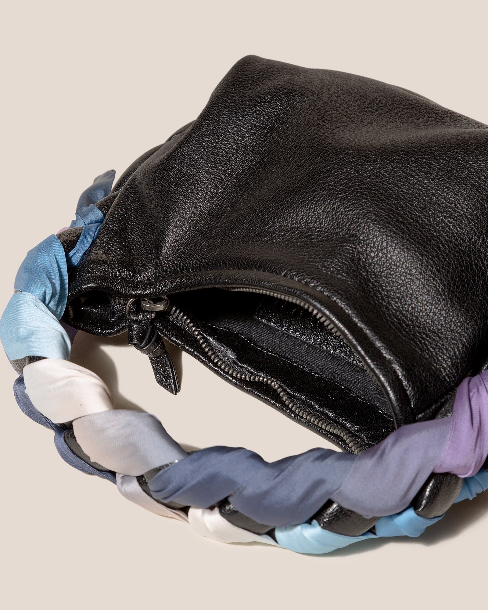 ESPIGA MINI FOULARD - Braided Detail Crossbody Bag | Hereu sale