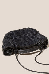 ARTA MINI RAFFIA - Pleated Crossbody Bag | Hereu online