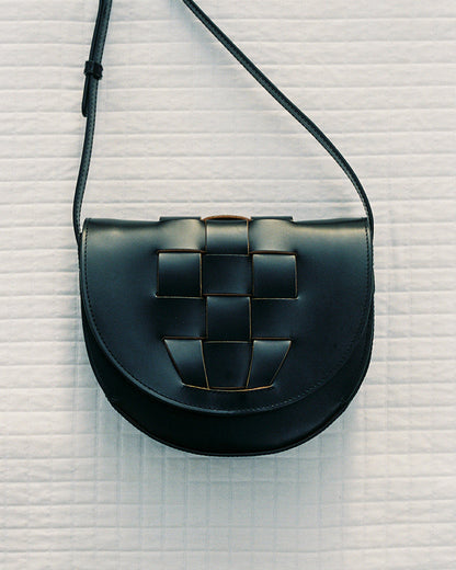 SINIA - Satchel Interwoven Front Detail Bag | Hereu sale