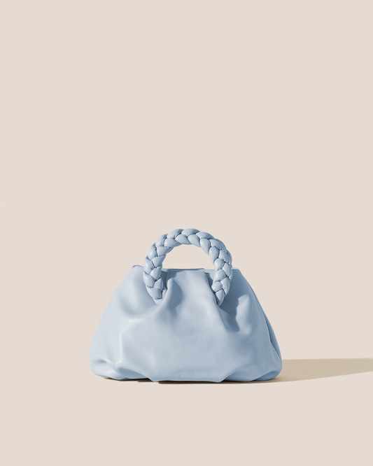 BOMBON - Plaited-handle Leather Handbag | Hereu US