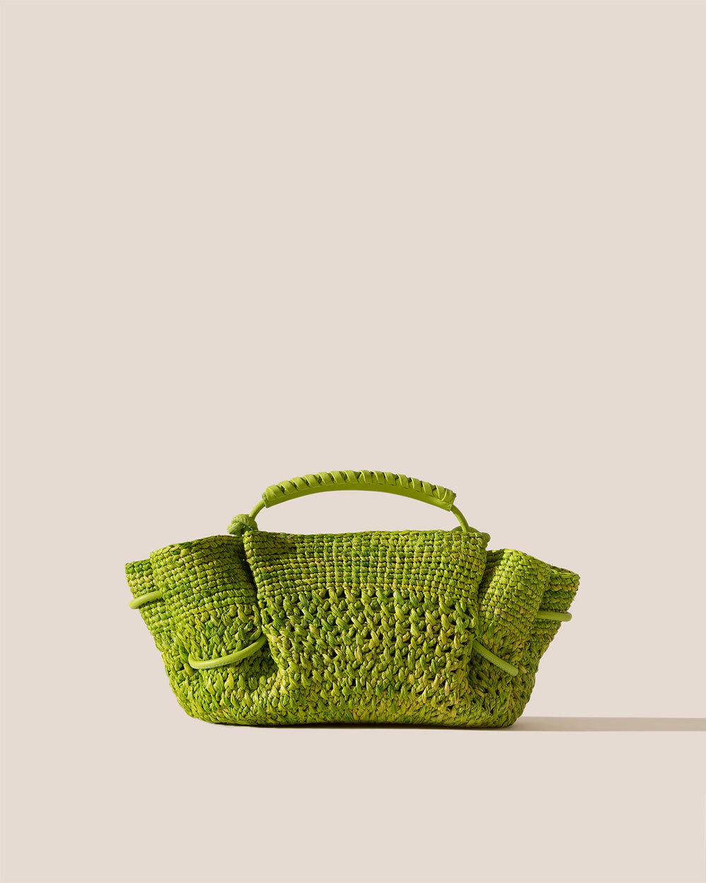 ARTA MINI CROCHET RAFFIA - Pleated Crossbody Bag | Hereu near me