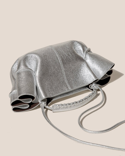 ARTA MINI METALLIC - Pleated Crossbody Bag | Hereu outlet