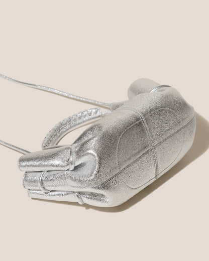 ARTA MINI METALLIC - Pleated Crossbody Bag | Hereu outlet