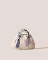 BOMBON FOULARD - Plaited-handle Leather Handbag | Hereu sale