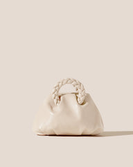 BOMBON SUPPLE SHINY - Plaited-handle Leather Handbag | Hereu on sale