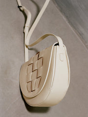 SINIA - Satchel Interwoven Front Detail Bag | Hereu online