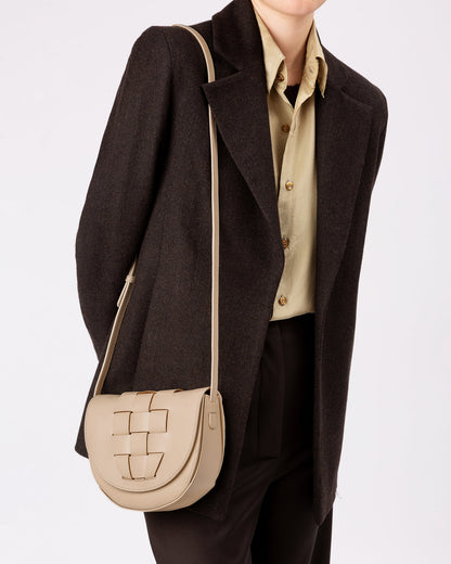 SINIA - Satchel Interwoven Front Detail Bag | Hereu online