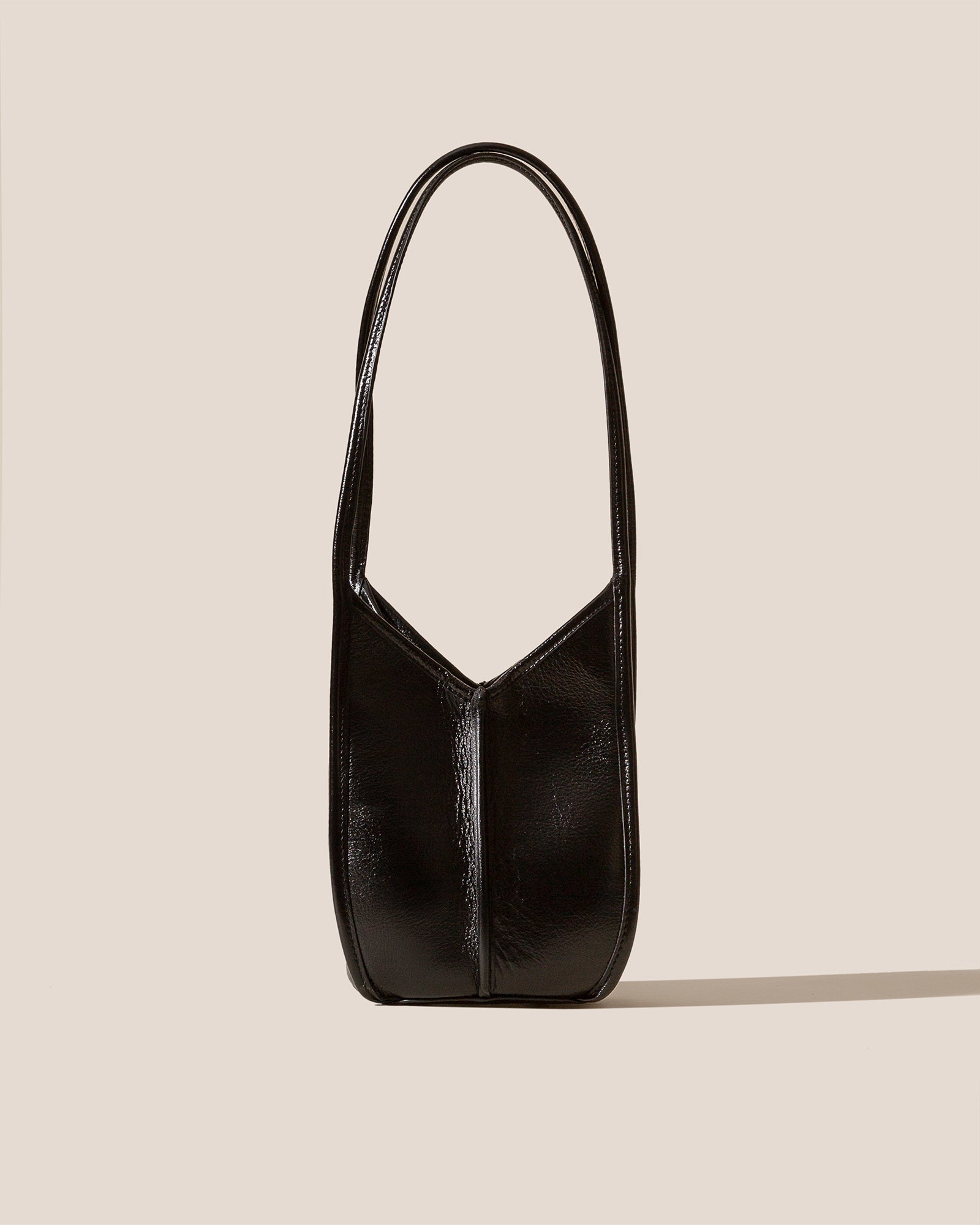 CALELLA BUCKET LEATHER - Leather-trimmed Shoulder Bag | Hereu outlet