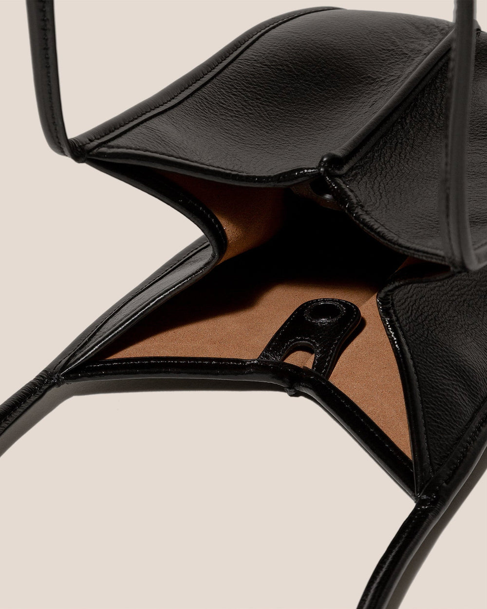 CALELLA BUCKET LEATHER - Leather-trimmed Shoulder Bag | Hereu outlet