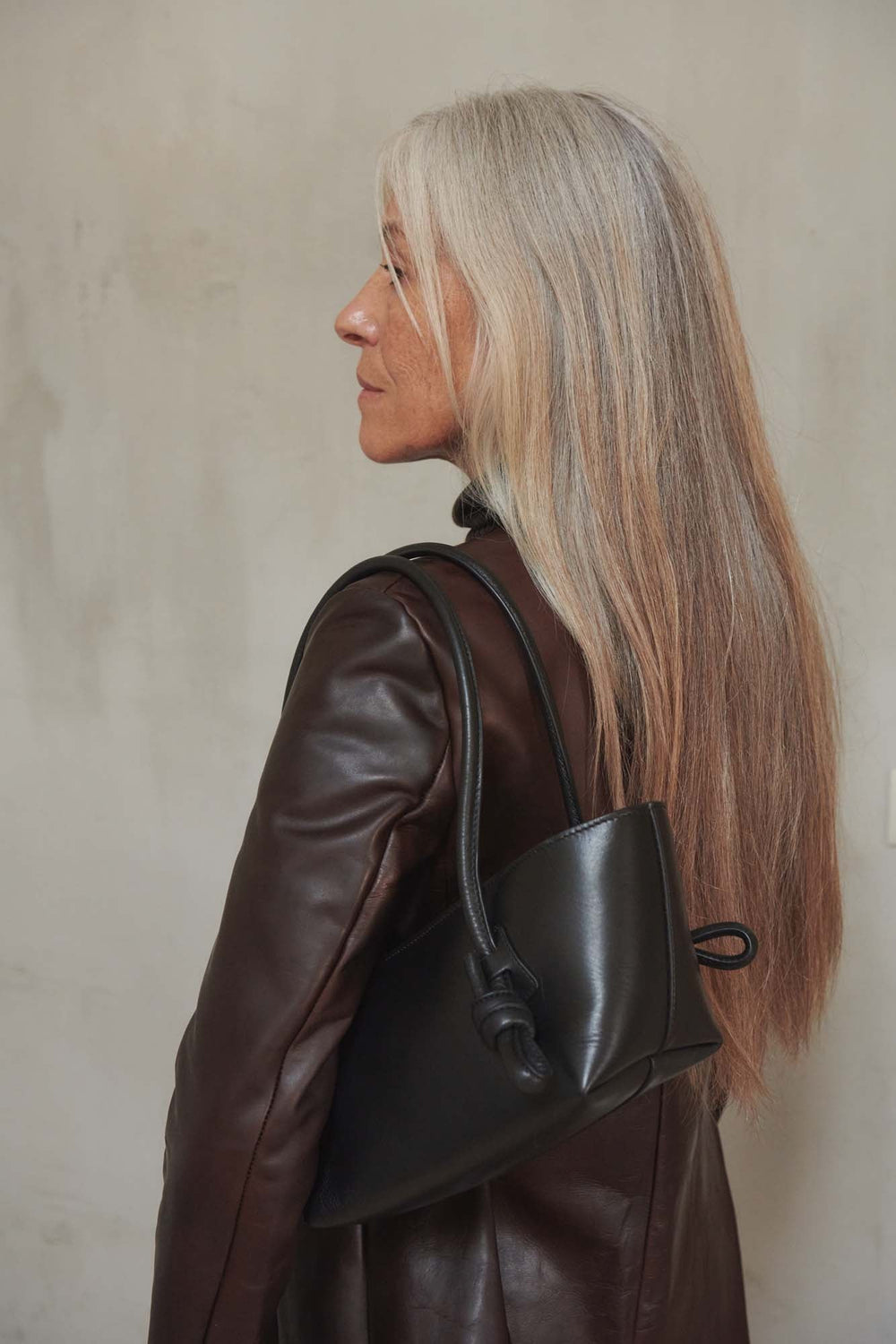 FLECA - Knotted-handle Shoulder Bag | Hereu online