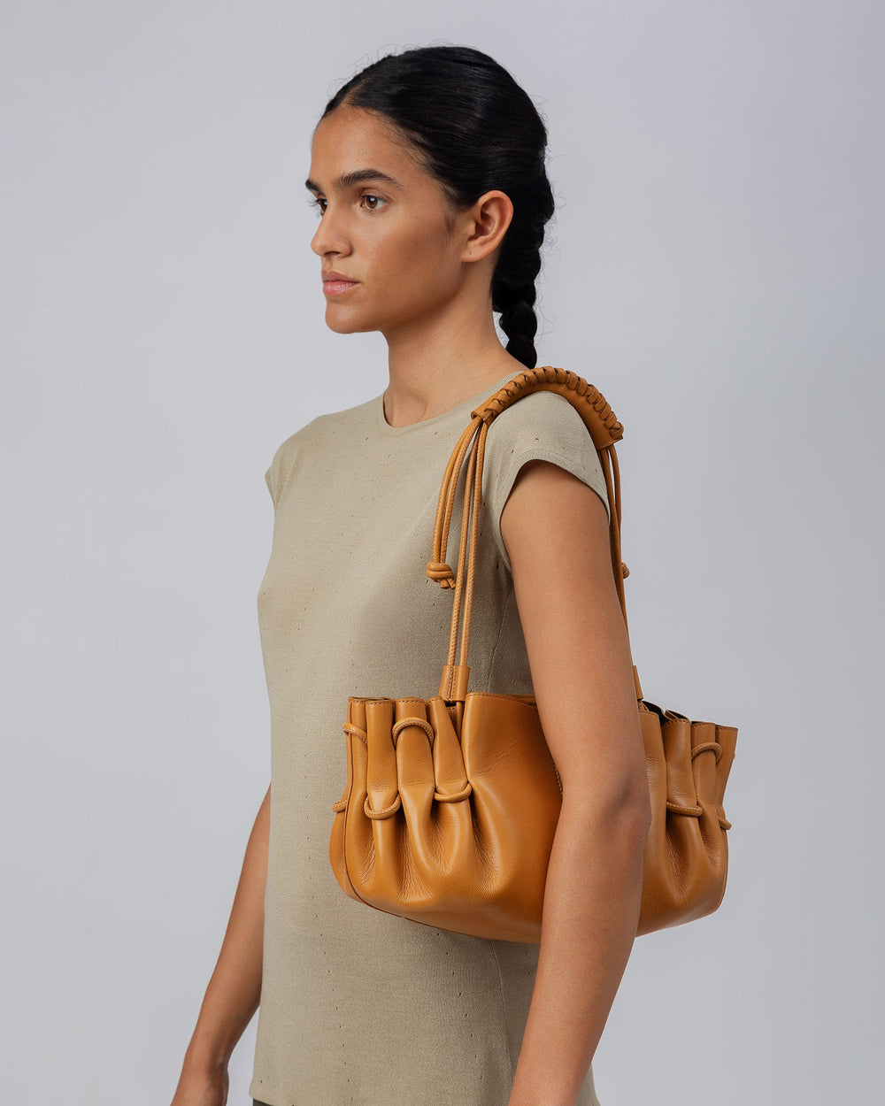 ARTA - Pleated Shoulder Bag | Hereu for sale