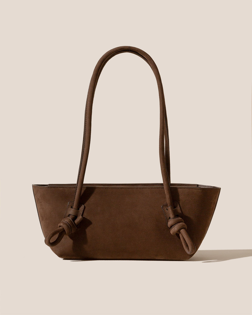 FLECA NUBUCK - Knotted-handle Shoulder Bag | Hereu on sale