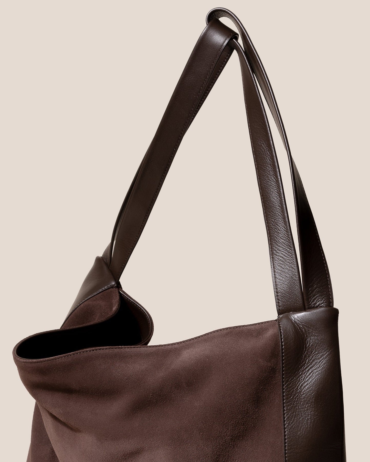 CADOR SUEDE - Slouchy Shoulder Bag | Hereu discount