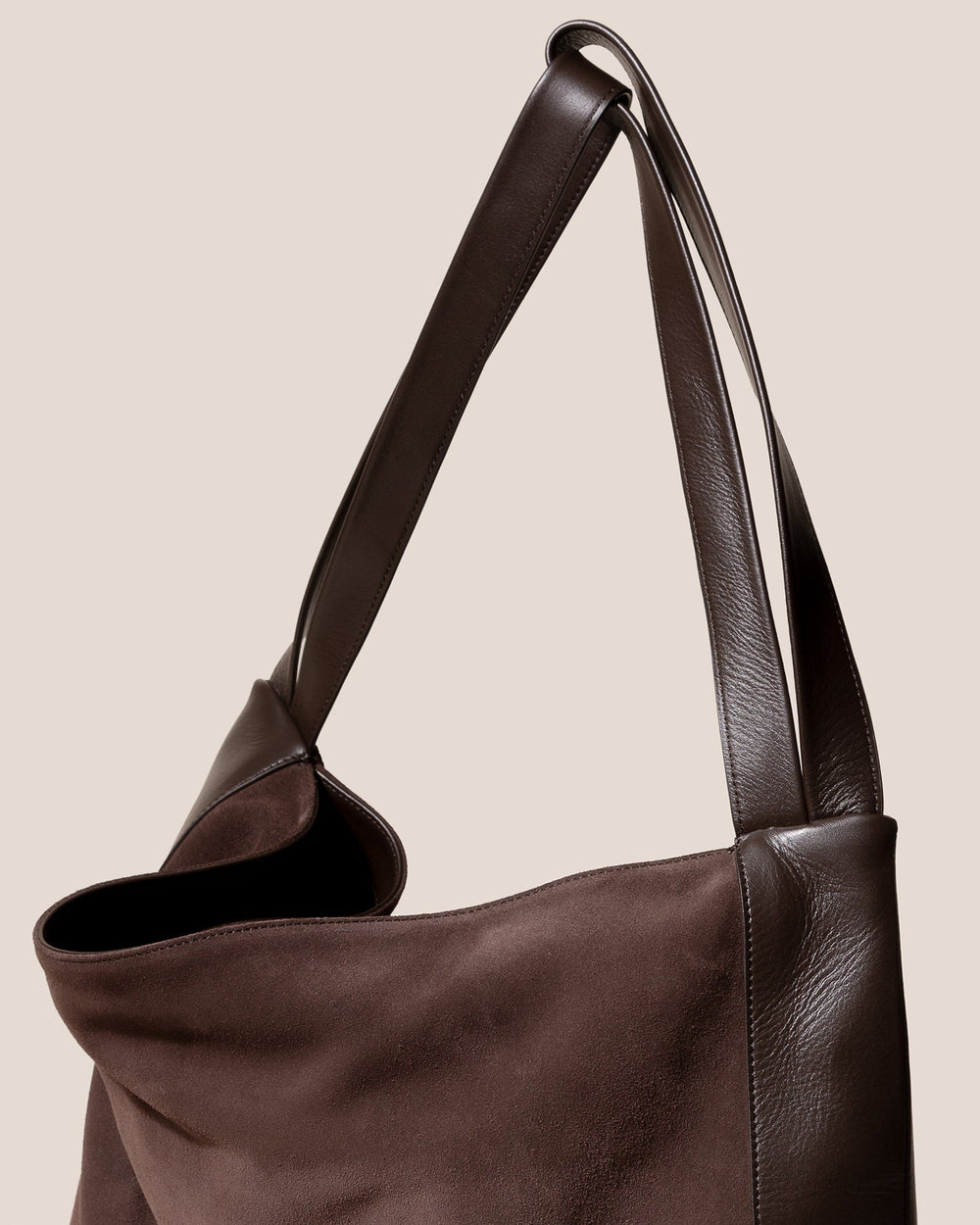 CADOR SUEDE - Slouchy Shoulder Bag | Hereu discount