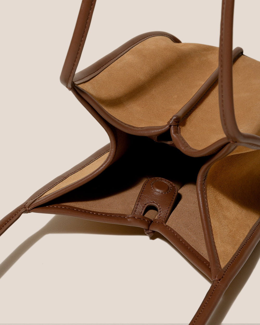 CALELLA BUCKET SUEDE - Leather-trimmed Shoulder Bag | Hereu outlet