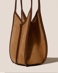 CALELLA BUCKET SUEDE - Leather-trimmed Shoulder Bag | Hereu outlet