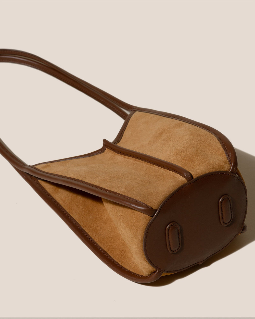 CALELLA BUCKET SUEDE - Leather-trimmed Shoulder Bag | Hereu outlet