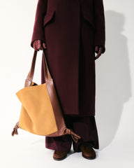 CADOR SUEDE - Slouchy Shoulder Bag | Hereu on sale