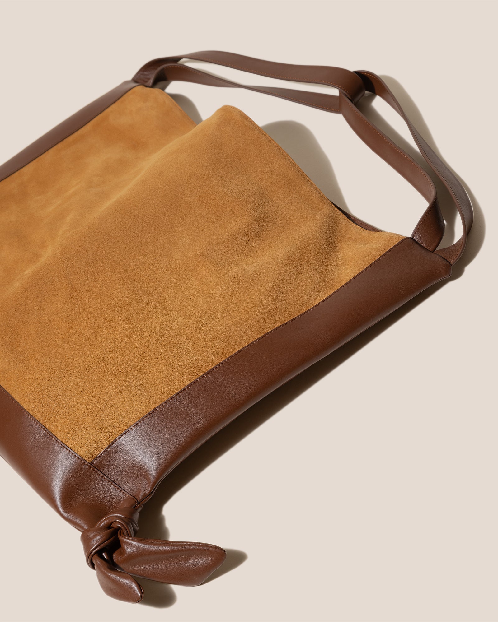 CADOR SUEDE - Slouchy Shoulder Bag | Hereu on sale