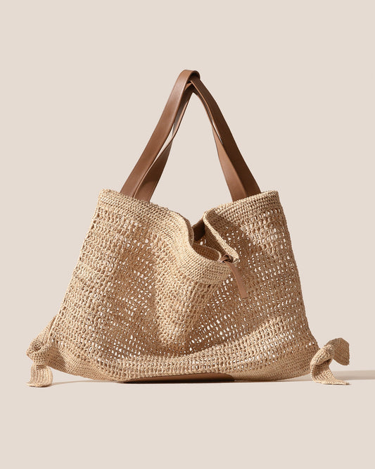 CADOR RAFFIA MESH - Slouchy Shoulder Bag | Hereu near me