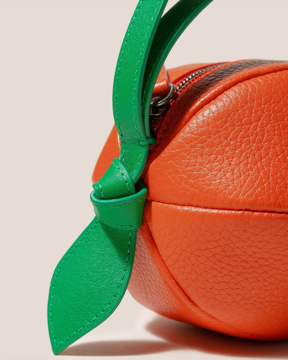 TARONJA PURSE - Orange-Shaped Leather Coin Purse | Hereu outlet
