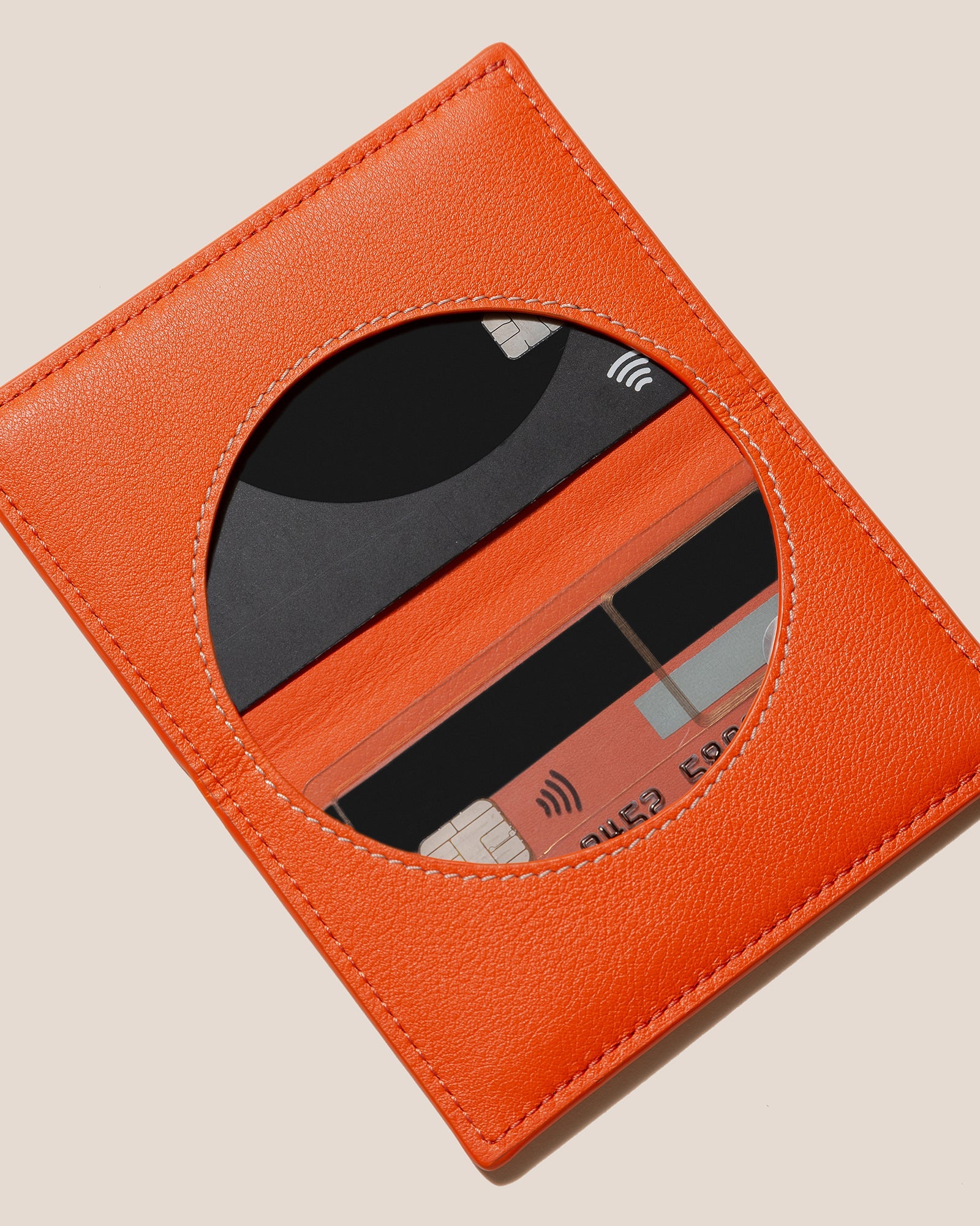 RODONA - Foldable Leather Card Holder | Hereu sale