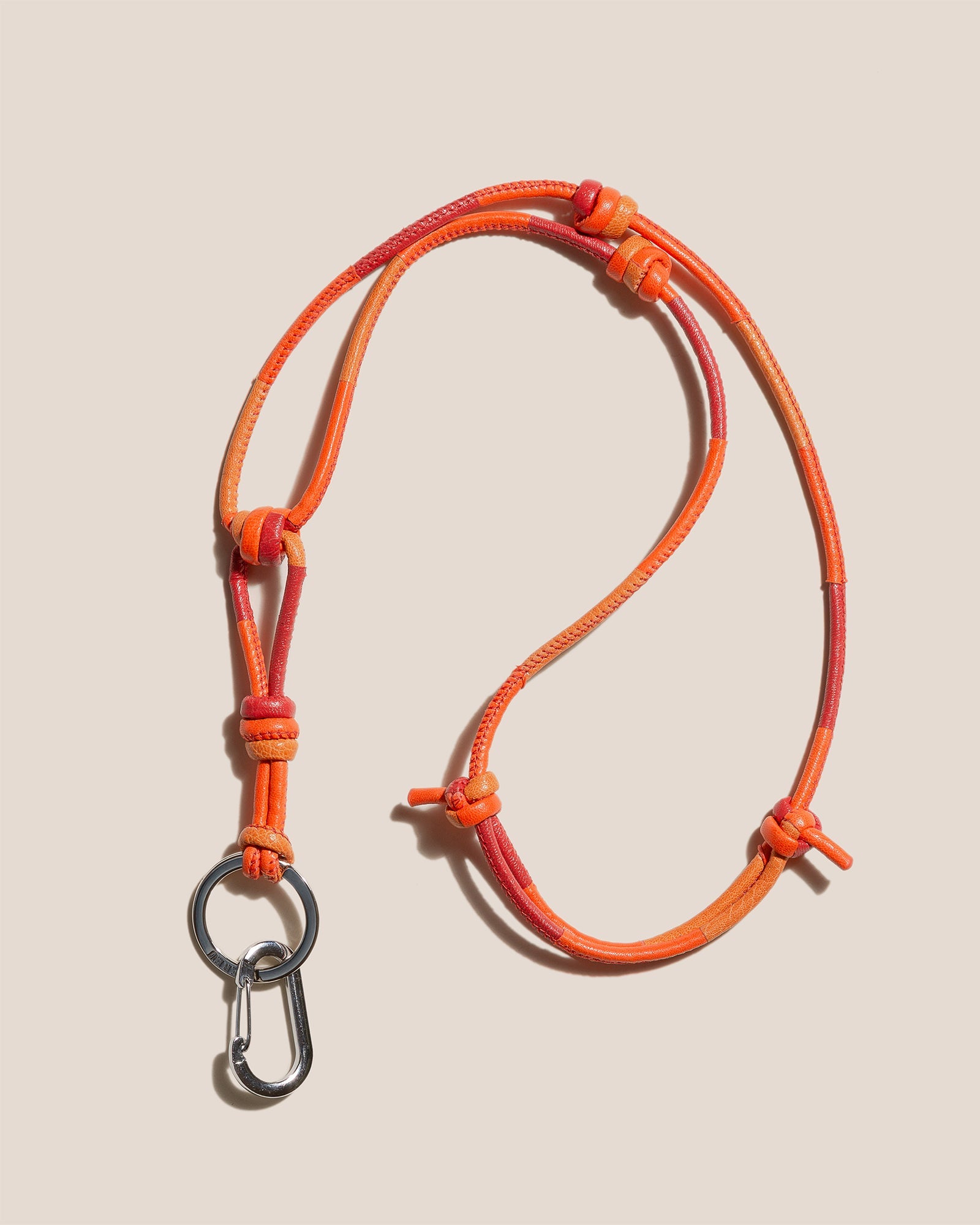 TARONGER KEYCHAIN - Hand-Knotted Patchwork Keychain | Hereu for sale