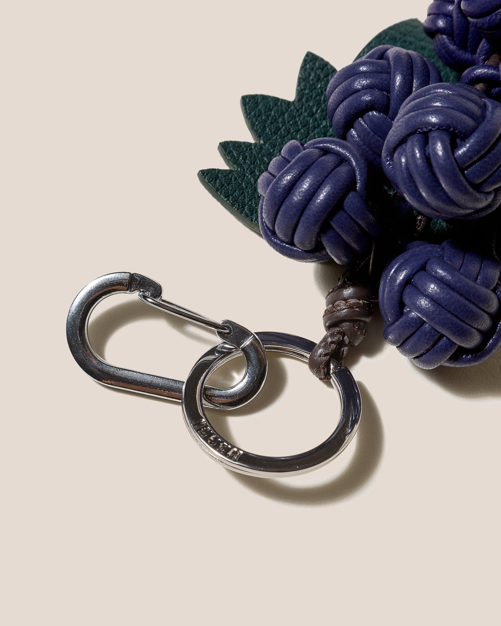 RAÏM - Hand-Knotted Grapes Leather Key Holder | Hereu sale
