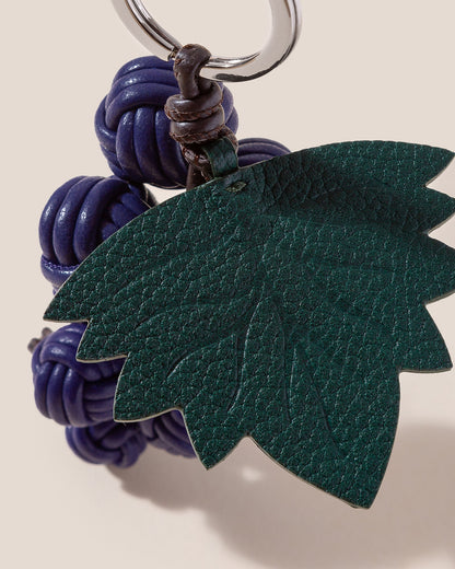 RAÏM - Hand-Knotted Grapes Leather Key Holder | Hereu sale
