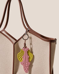 LAMAR KEYCHAIN - Embossed Leather Keychain | Hereu discount