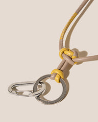 LLUM KEYCHAIN - Hand-Knotted Patchwork Keychain | Hereu US