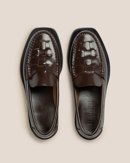 NOMBELA - Interwoven Detail Slip-On Loafer | Hereu US