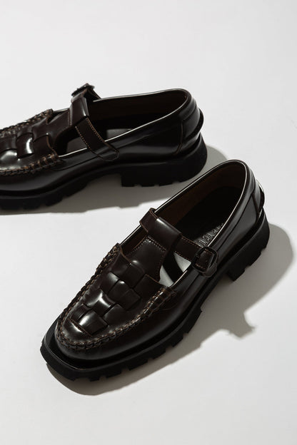SOLLER SPORT - Tread Sole T-Bar Loafer | Hereu online