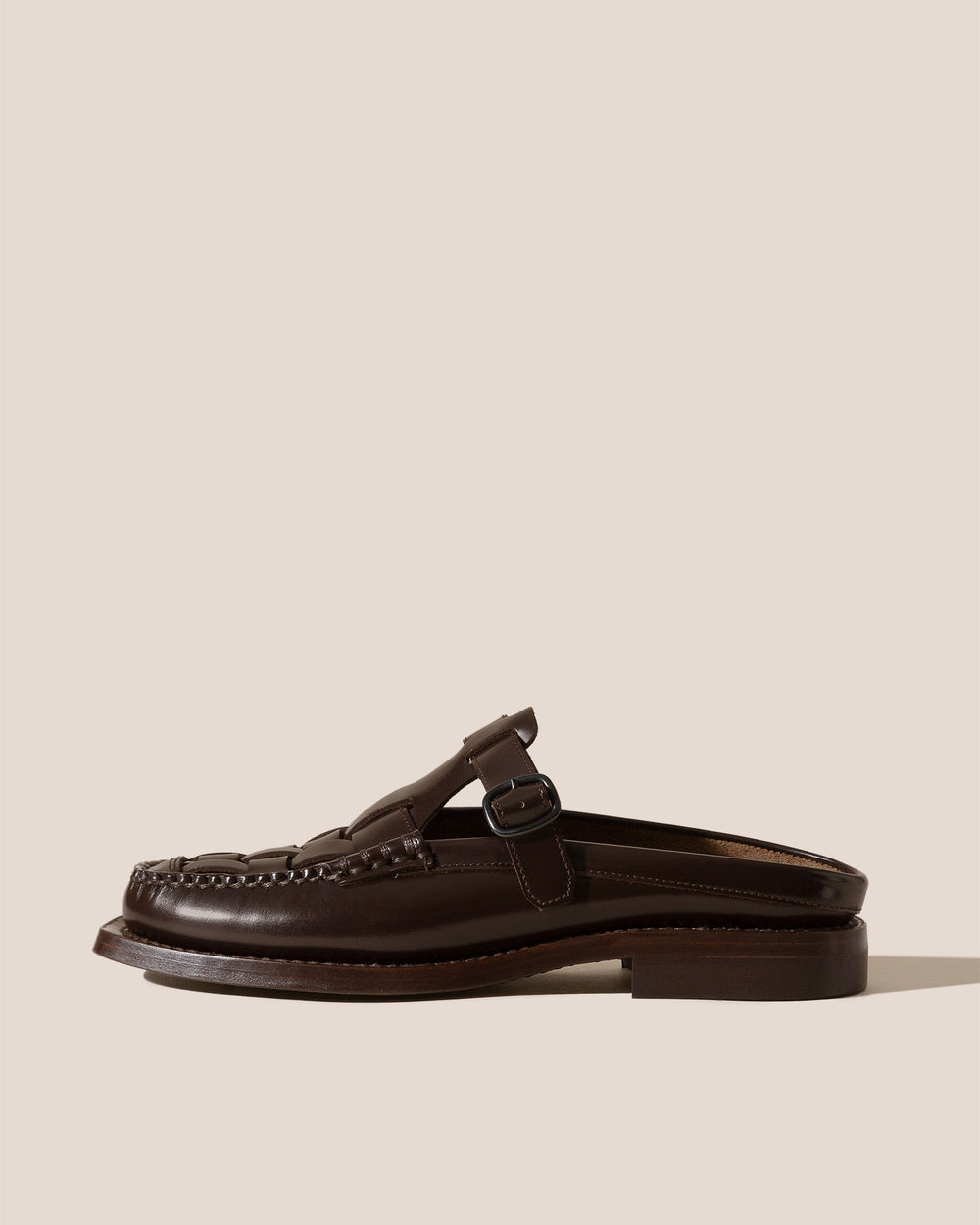 BONELL - Woven T-bar Mule Loafer | Hereu US