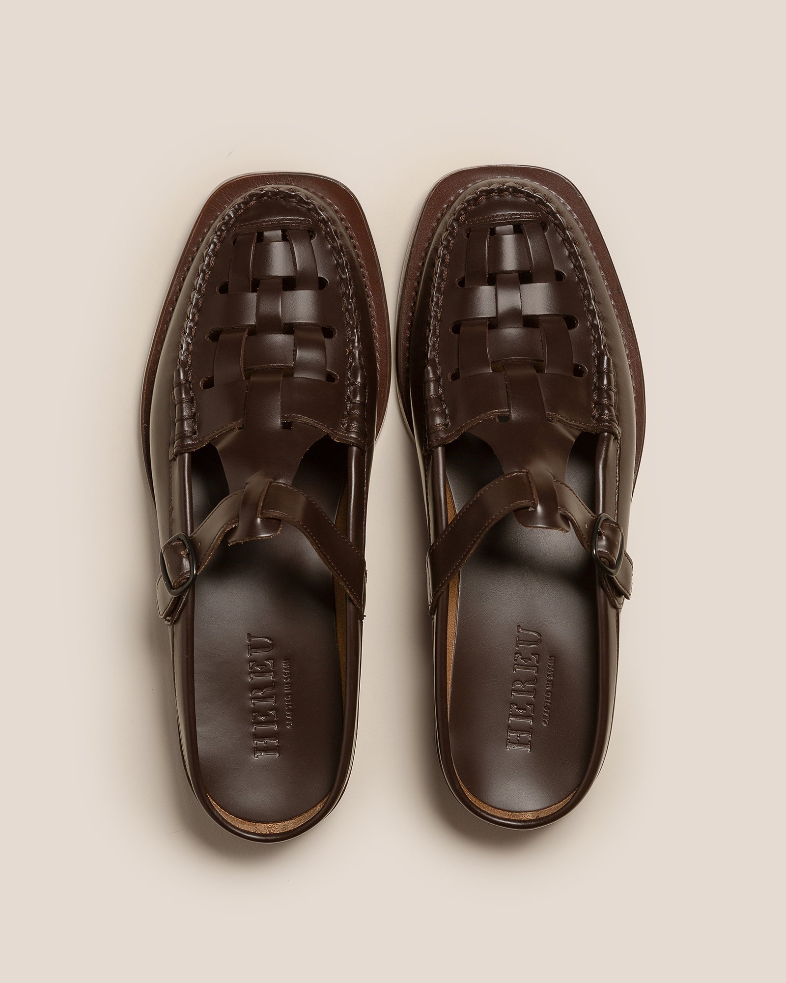 BONELL - Woven T-bar Mule Loafer | Hereu US