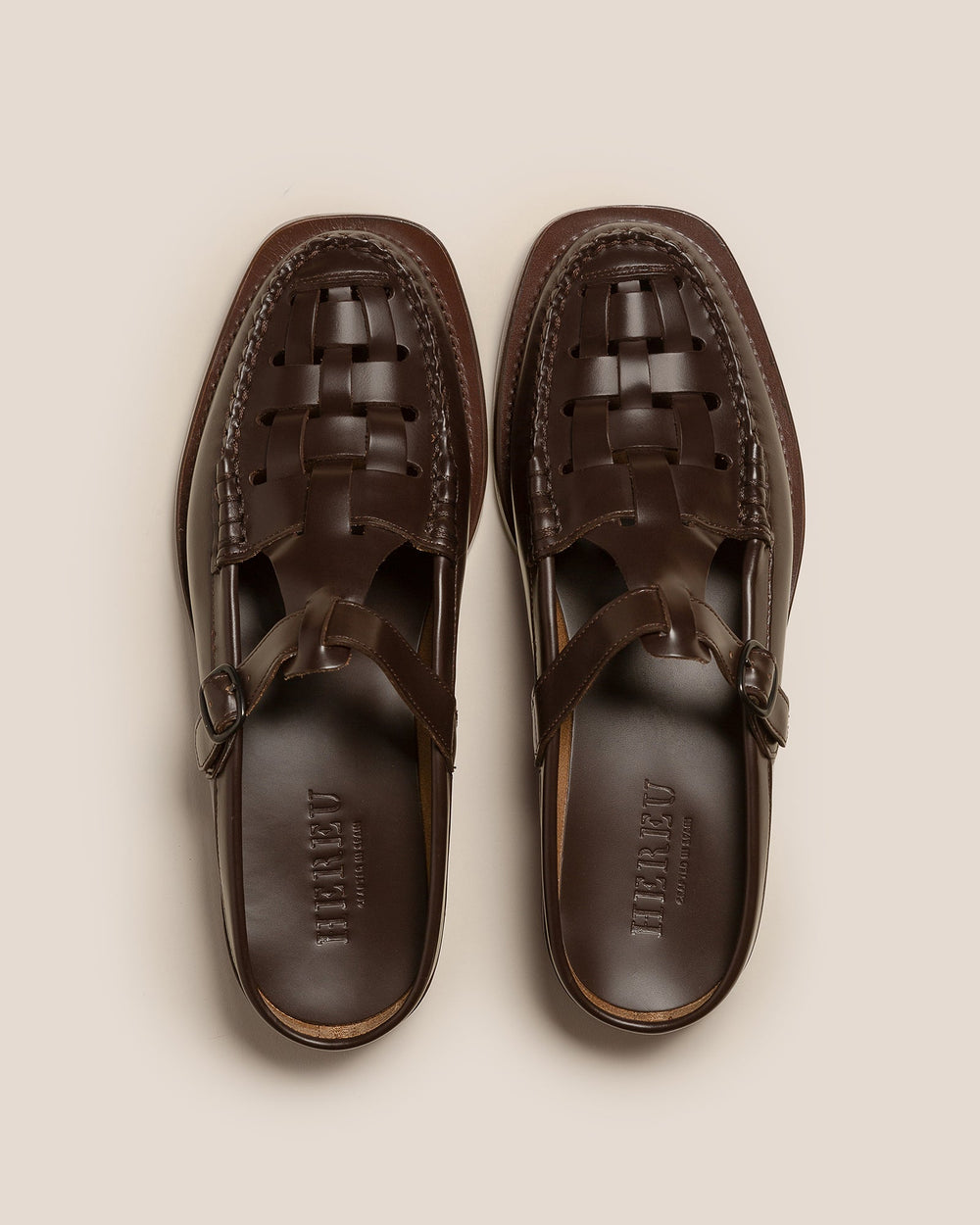 BONELL - Woven T-bar Mule Loafer | Hereu US