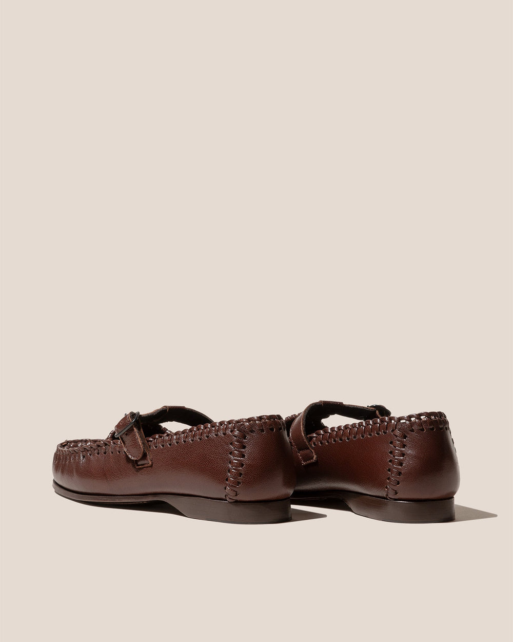 ALCOVER SUPPLE SHINY - Braided Seams T-bar Loafer | Hereu US