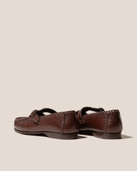 ALCOVER SUPPLE SHINY - Braided Seams T-bar Loafer | Hereu US