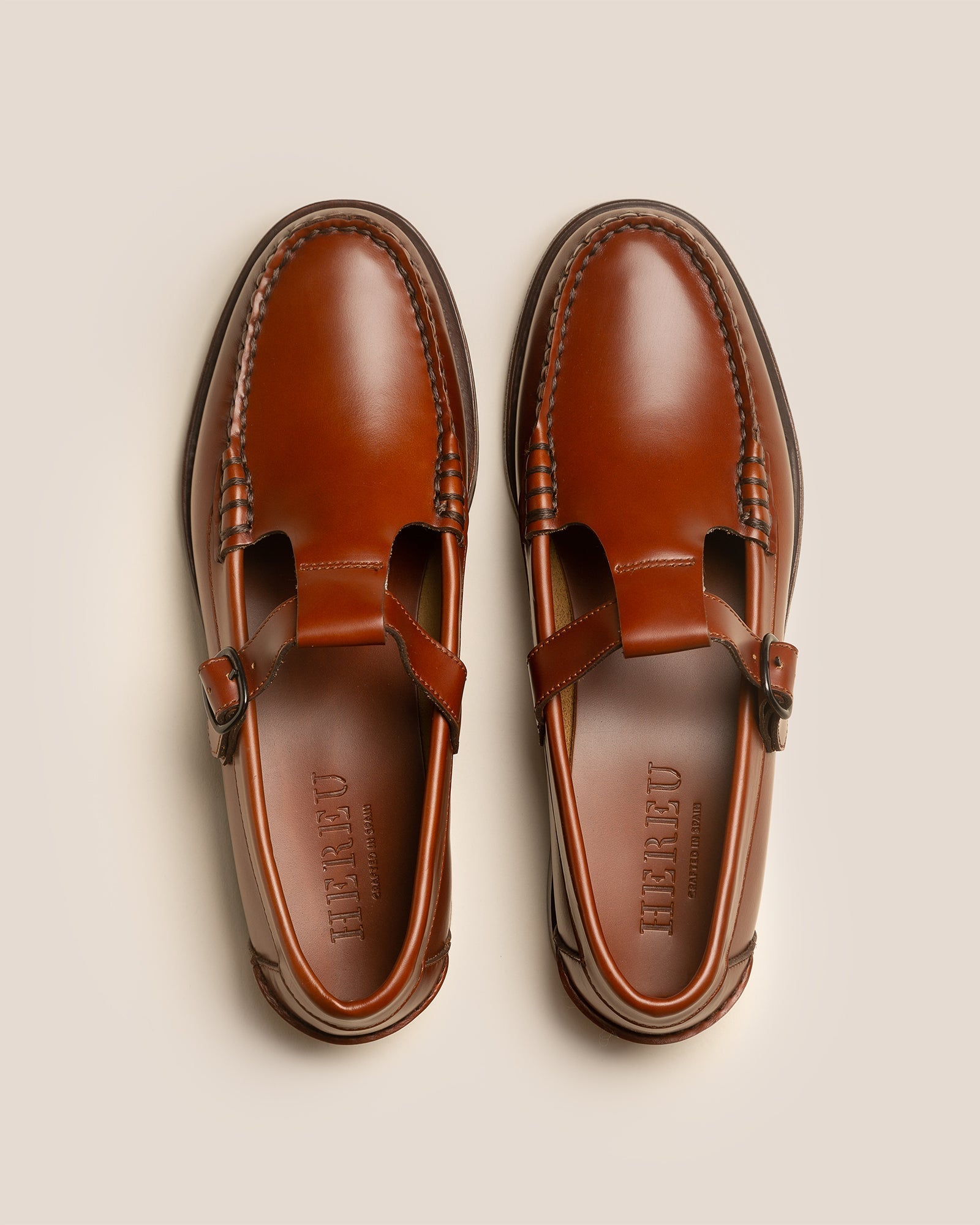 ALBER - T-bar Loafer | Hereu for sale