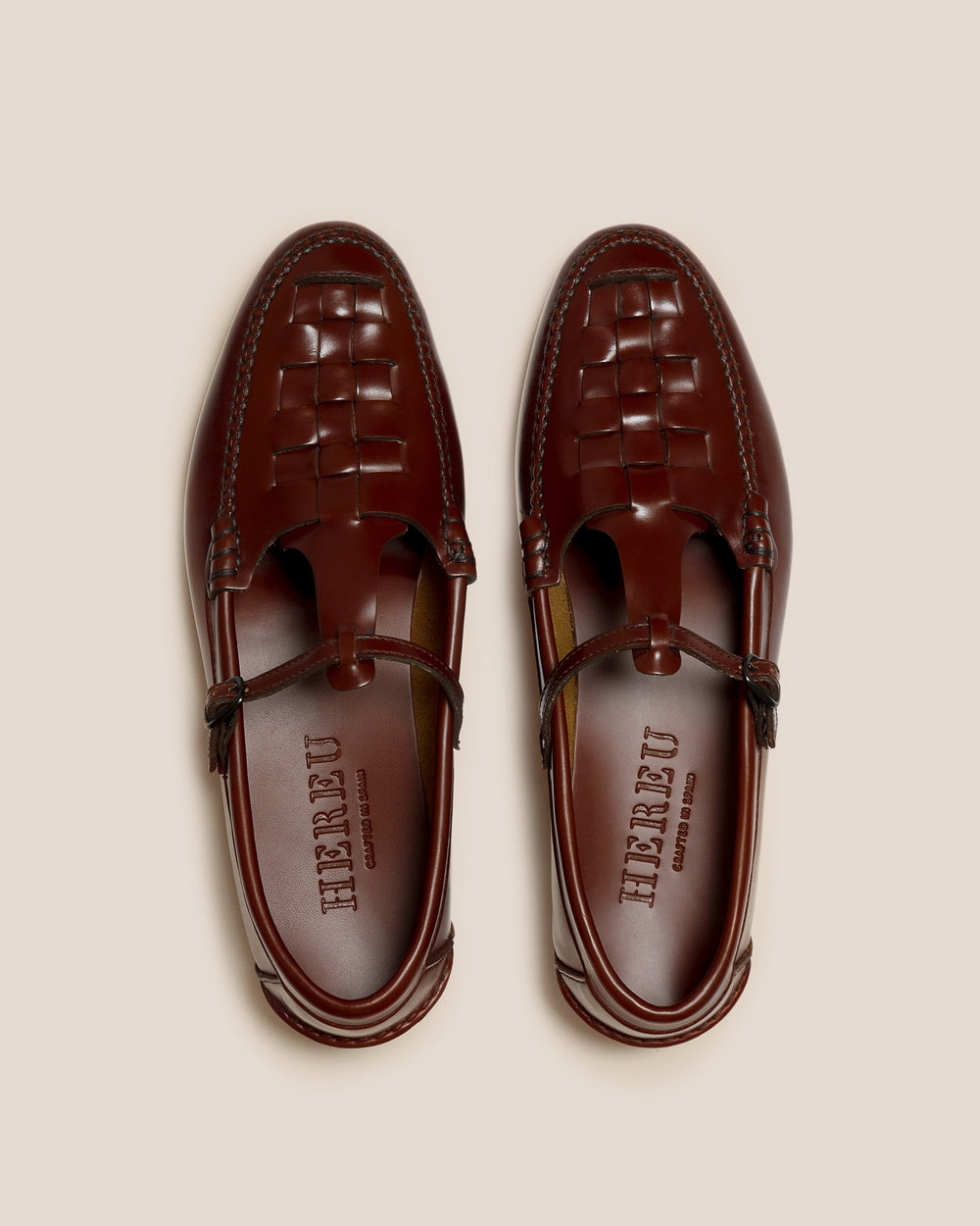 MAQUEDA - Interwoven T-Bar Loafer | Hereu on sale