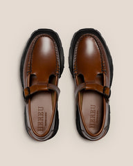 ALBER SPORT - Tread Sole T-Bar Loafer | Hereu US