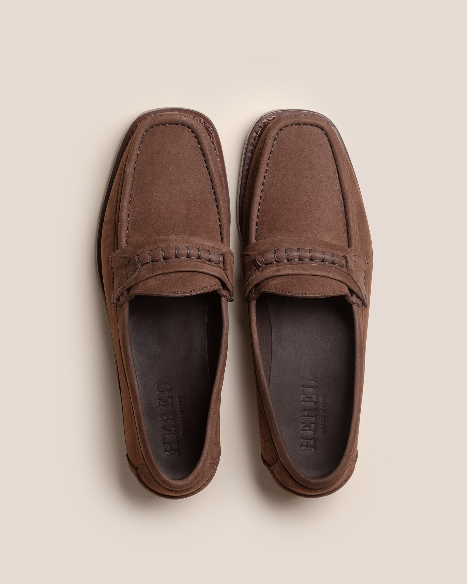 BORADA BORDON NUBUCK - Slip-on Moc Toe Loafer | Hereu for sale