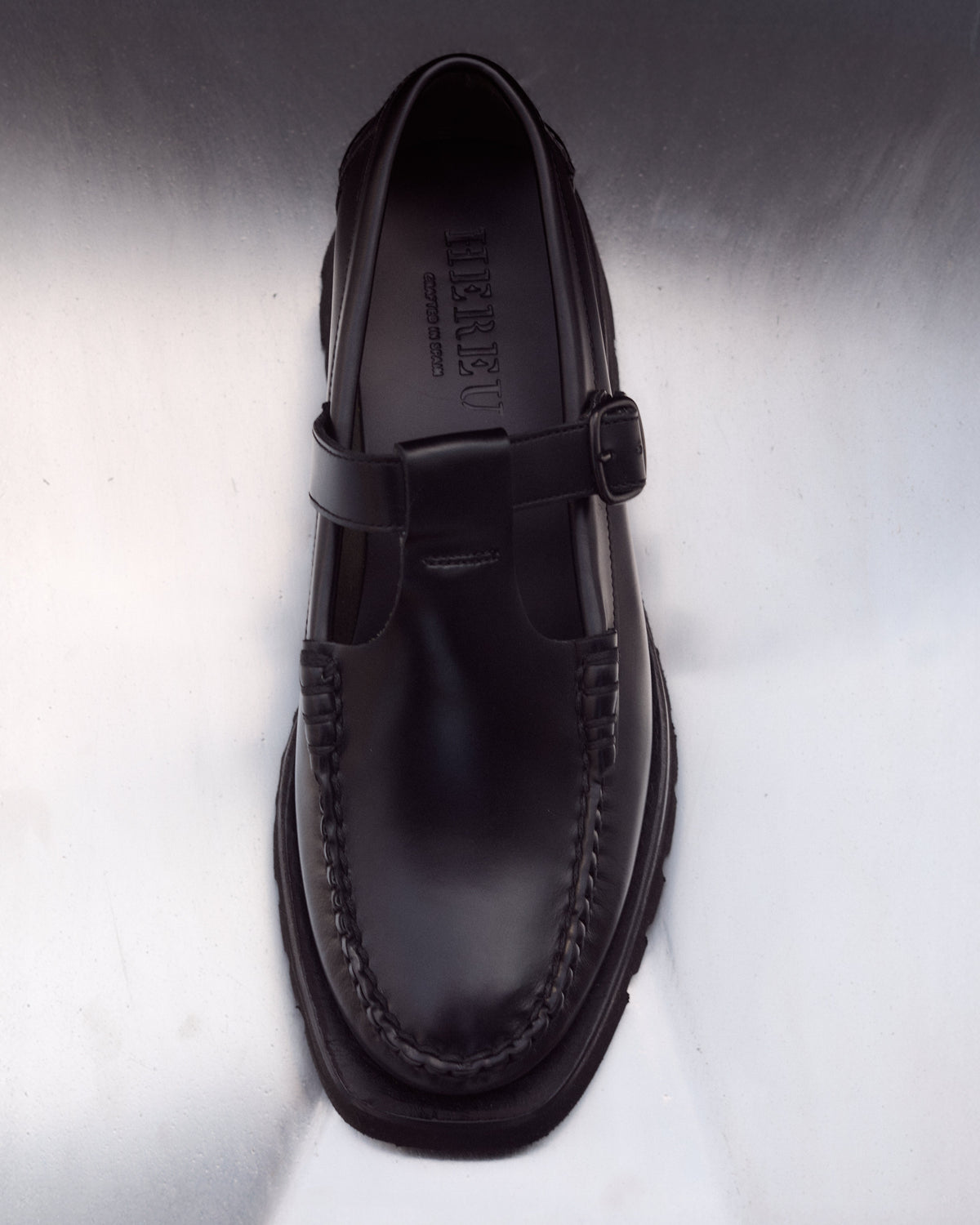 ALBER SPORT - Tread Sole T-Bar Loafer | Hereu on sale