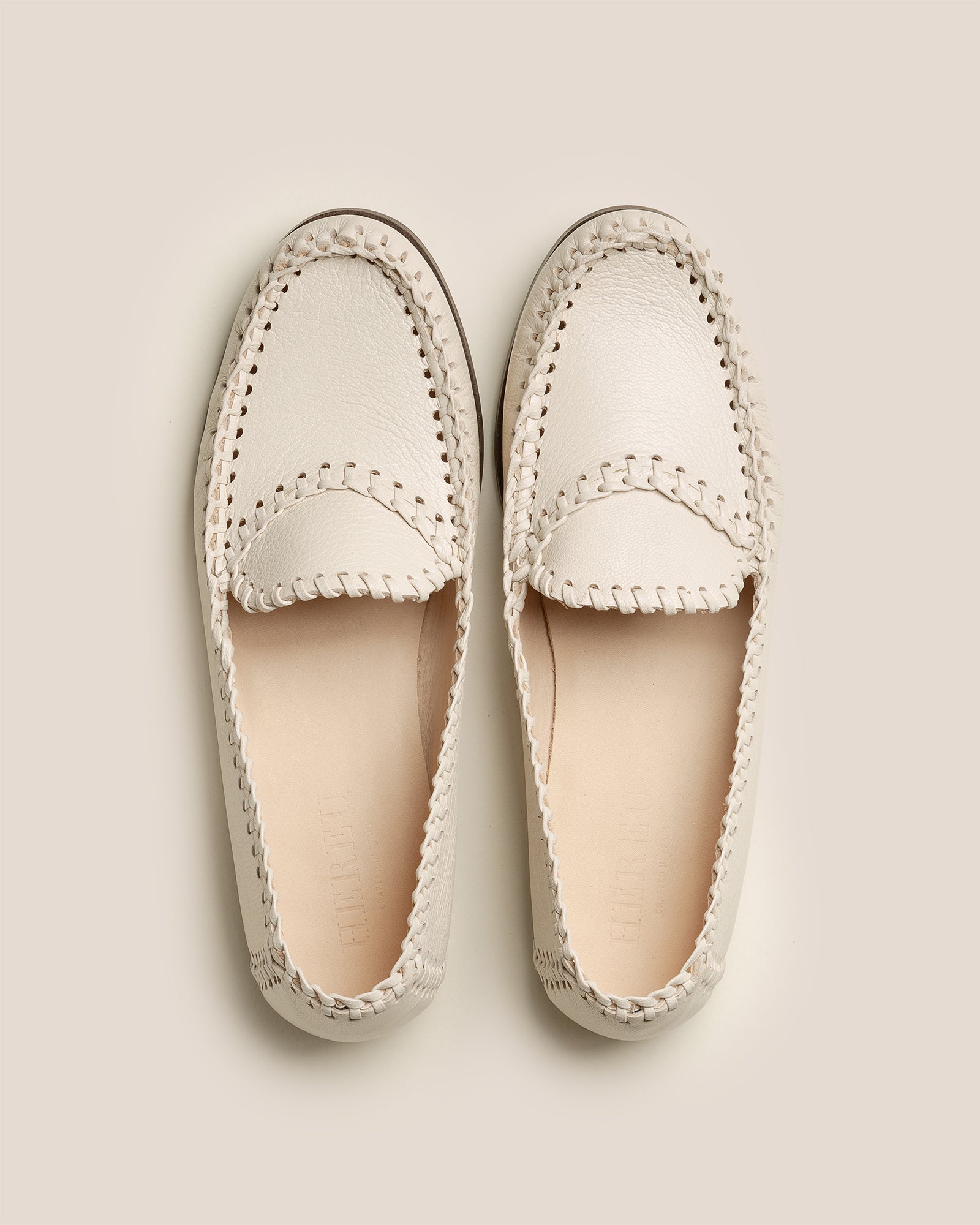 SASTRE SUPPLE SHINY - Braided Seams Slip-On Loafer | Hereu online