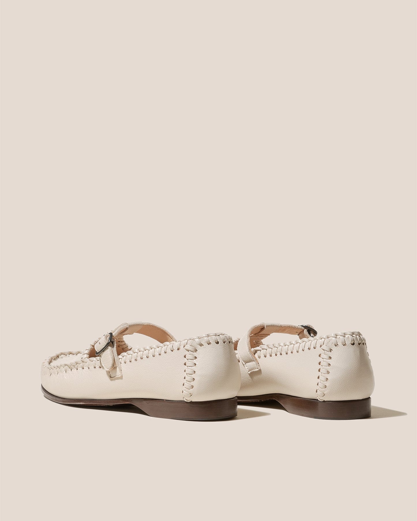 ALCOVER SUPPLE SHINY - Braided Seams T-bar Loafer | Hereu US